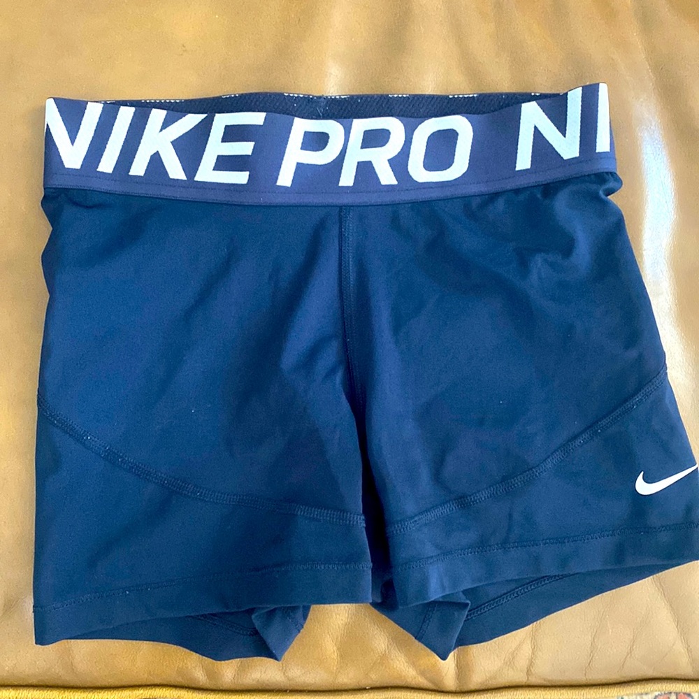 blue nike pro, small